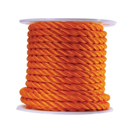 Clean All 0.75 x 100 ft. Twisted Poly Rope Yellow CL2740798